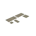 Modern Marble Wall And Floor Tiles With Striped Pattern And Illuminated Design