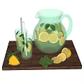 Modern Drinks Fruit Tea Drinks 3d model