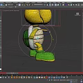 Cute Game Character With Yellow Body White Shell Green Shoes And Big Eyes