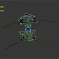 Modern Sci-Fi Nuclear Reactor Sci-Fi Item Sci-Fi Components High-Tech Components 3d model