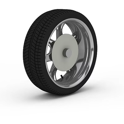 car spare tire 3d model