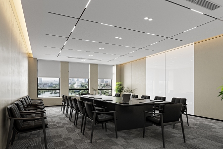 Modern Conference Room 3d model