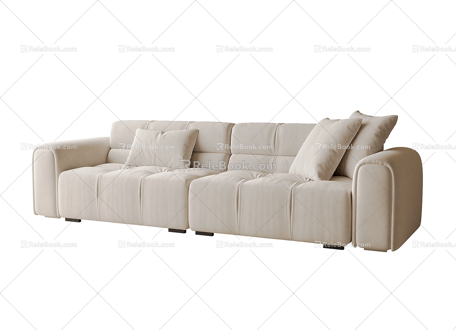 Modern Multiplayer Sofa 3d model