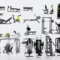 Comprehensive Collection of Sports Equipment for Home Gym and Fitness Workouts