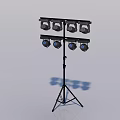 Modern Downlights And Spotlights On Tripod Stand For Interior Design And Lighting