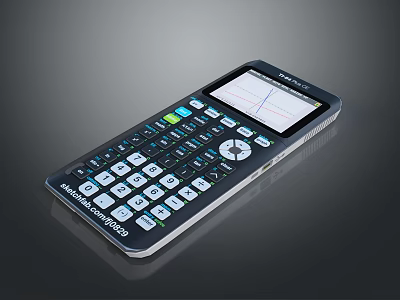 Sharp EL-W516XBSL Advanced Scientific Calculator with Graph Display and Function Buttons 3d model