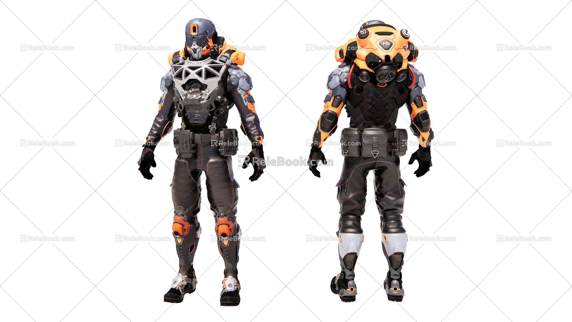 Modern robot Apex 3d model