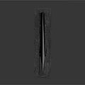 Black Blade Knife As Modern Weapon With Brown Handle And Metal Texture