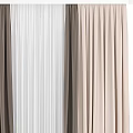 Premium Fabric Curtains In Beige White Brown For Elegant Home Interior