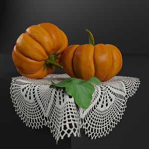 Modern Pumpkin 3d model