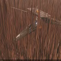 Mars Helicopter With Solar Panels And Four Blades On Martian Surface