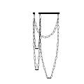 Modern Chandelier With Multiple Chains And Layered Design For Interior Decoration 3d model