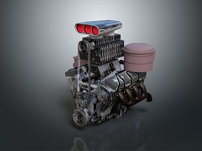 Engine Racing Engine Racing Engine Car Engine 3d model