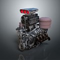 Engine Racing Engine Racing Engine Car Engine 3d model