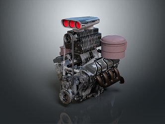 Engine Racing Engine Racing Engine Car Engine 3d model