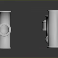 Shiny Stainless Steel Pipe Fittings With Tees Elbows And Reflective Surface On Dark Background