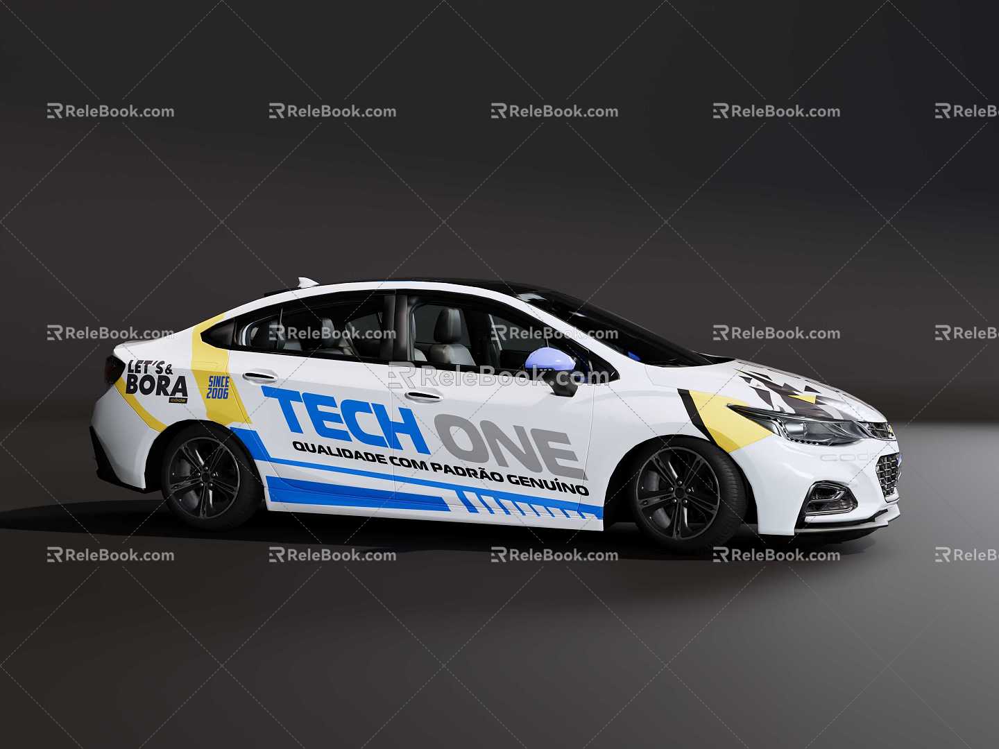 Chevrolet Cruze racing paint 3d model