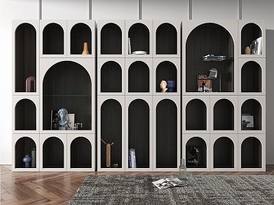 Modern Bookcase Simple Bookcase 3d model