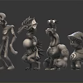 Modern Game Character Monster Elf Cartoon Elf Cartoon Monster Game Little Monster Elf Image 3d model