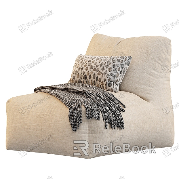 Modern Single Sofa Lazy Sofa model