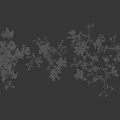 Six Groups of Green Herbs in Various Forms Displayed on Gray Background