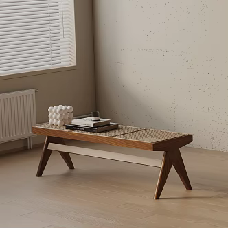 Modern shoe changing stool 3d model