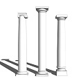 European Roman Column Component Column 3d model