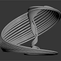 Modern City Sculpture Art Sculpture City Art City Art 3d model
