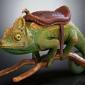 Modern Chameleon Saddle Chameleon 3d model
