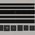 Black Gray Vent Grilles And Covers With Various Shapes For Home Use