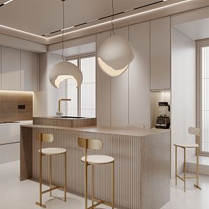 Modern Kitchen 3d model