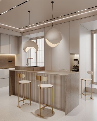 Modern Kitchen 3d model