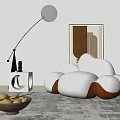 Modern Lazy Sofa 3d model