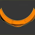 Orange Sport Goggles With Reflective Lenses And Stylish Design For Outdoor Activities