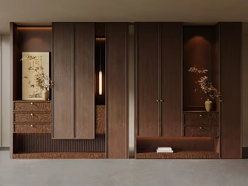 New Chinese Shoe Cabinet New Chinese Shoe Cabinet Entrance Cabinet Entrance Cabinet Entrance Cabinet New Chinese Song Style Entrance Cabinet (ID:ggaeh811907)