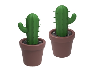 ornaments cactus 3d model