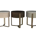 Modern Capital AUREA Round Bedside Cabinet Round Cabinet Round Side 3d model