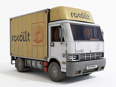 modern truck 3d model