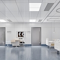 Modern Hospital Treatment Room 3d model