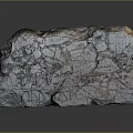 Natural Stone Slab With Light Blue Surface And Unique Natural Texture Patterns 3d model