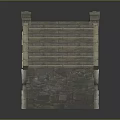 Traditional Stone Bridge Structure With Brick Arch Railings And Deck Design