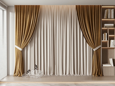 Curtains 3d model