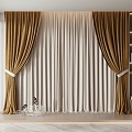 Curtains 3d model