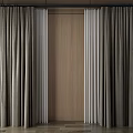 Modern Curtains 3d model