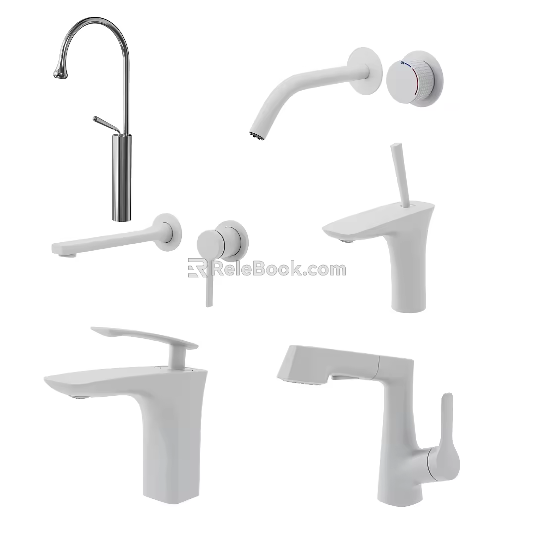 Modern faucet 3d model