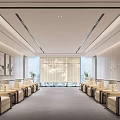 New Chinese-style Reception Room Meeting Room Meeting Room Reception Room Sofa New Chinese-style Screen 3d model