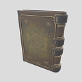 Magic Book Book Book Spell Book Ancient Book 3d model