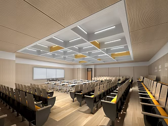 Modern Classroom Multi-function Classroom 3d model