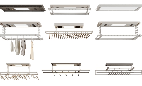 Drying rack Electric drying rack 3d model