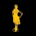 Modern Model Clothing Model 3d model